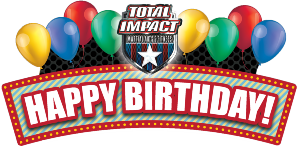 Total Impact Martial Arts Birthday Banner